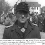 Hauptmann Albert Ernst, en février 1944