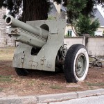 Canon obusier Schneider de 155mm modèle  1917 - Musée de Saumur