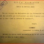 Traduction de la note allemande (extrait d'un compte rendu du 8 mars 1941) - les prisonniers de guerre sont des esclaves ...